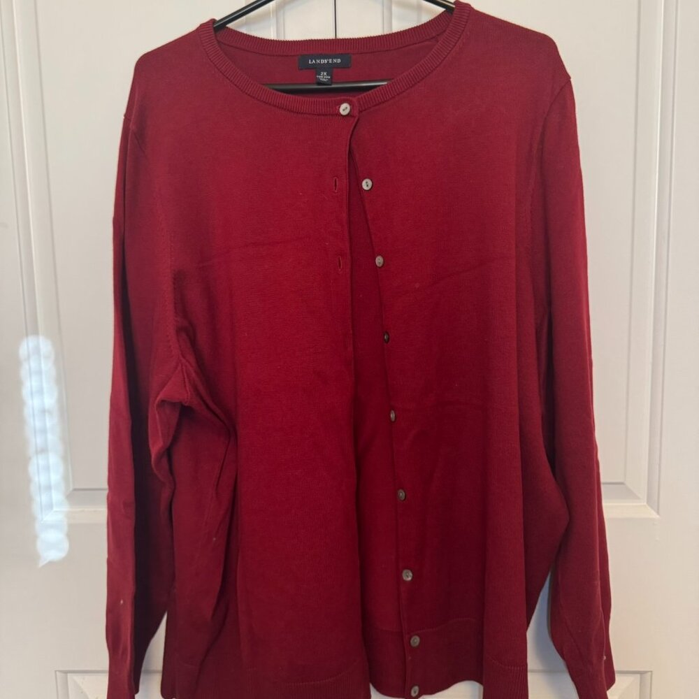Land's End Cardigan Sweater
